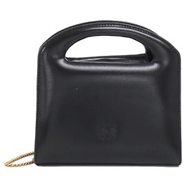 Loewe Black Leather Handbag Black