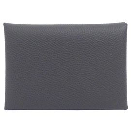 Hermès Monedero Hermes Calvi Duo Castaño Gris