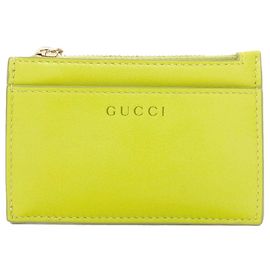 Portamonete Gucci Bamboo Verde Giallo