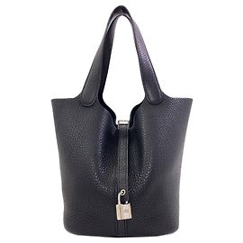 Hermès Hermes Picotin Lock MM Handbag Black