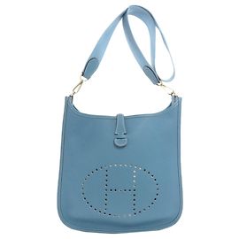 Hermès Sac à épaule Hermes Evelyne 1 PM Bleu