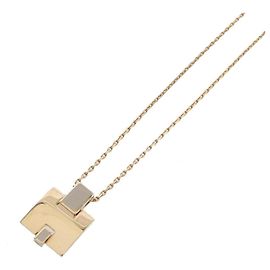 Hermès Hermes Eileen 146201F Necklace Brown Beige Golden