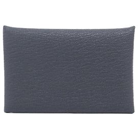Hermès Tarjetero Hermes Calvi Damier ebene