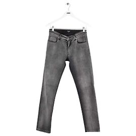Fendi Jeans gerade Schnitt Grau Baumwolle Grau
