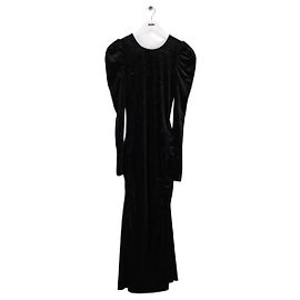 Vestido Manoush de terciopelo negro Negro