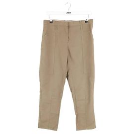 Céline Khaki straight trousers Khaki