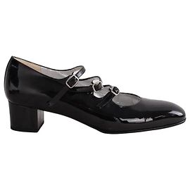 Carel Absatzschuhe aus Leder Schwarz Schwarz