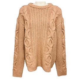 Jersey Lupita de punto de cashmere Khaite Almond Cashmere Knit Camello