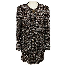 Giacca in Tweed Marrone / Nero Dolce & Gabbana Marrone