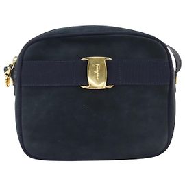 Salvatore Ferragamo Vala Suede Negro