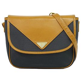 Autre Marque Bolsa de ombro vintage Saint Laurent em couro medium Preto