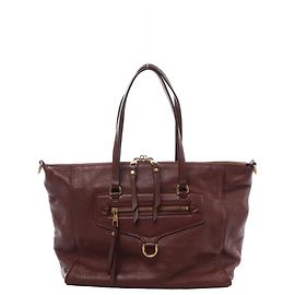 Sac à main Louis Vuitton Lumineuse PM Monogram Empreinte en Brown M94046 Bordeaux