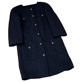 Chanel Tweed Jacket with Double-C Lion Head Buckle Other