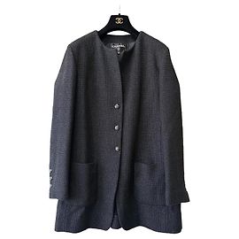 Chanel 21C Silk Jacket Black Other