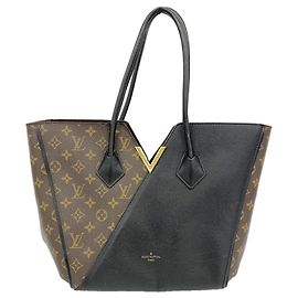 Saco Tote Louis Vuitton Monogram Kimono MM Marrom Preto