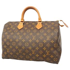 Louis Vuitton Monogram Speedy 35 Handtasche Braun