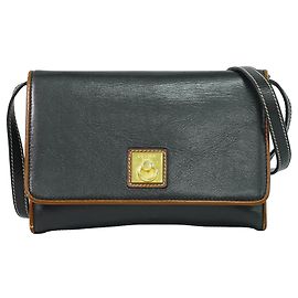 Céline Celine Flap Shoulder Leather Negro