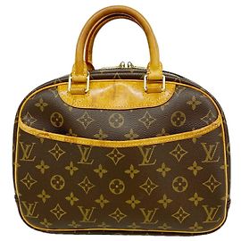Louis Vuitton Monogram Trouville Handtasche Braun