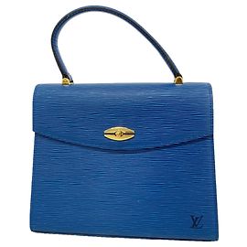 Louis Vuitton Epi Malzerbes Handtasche Blau