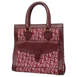 Sac à main Christian Dior Trotter Canvas Rouge