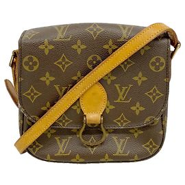 Bolso de hombro Louis Vuitton Monogram Mini Saint Cloud Castaño