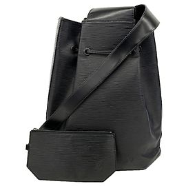 Bolso Sling Louis Vuitton Epi Negro