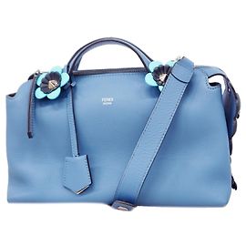 Borsa in pelle Fendi By The Way Blu