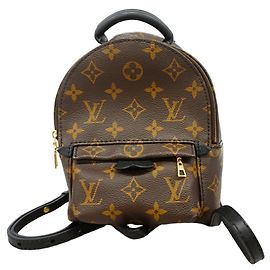 Mochila Louis Vuitton Monogram Palm Springs Mini Castaño