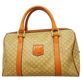 Céline Sac à main Celine Macadam Marron Beige