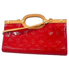 Sac à main Louis Vuitton Vernis Roxbury Drive Rouge