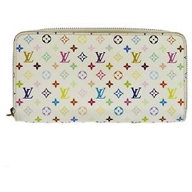 Louis Vuitton Zippy Monogram Multicolor Blanc