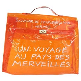Hermès Hermes Kelly Souvenir Vinyl Naranja
