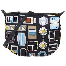 Hermès Pochette Hermes Multicolor Silk Sursoie To Go Noir