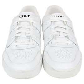 Céline Sapatilhas baixas Celine CT-04 em pele branca Branco