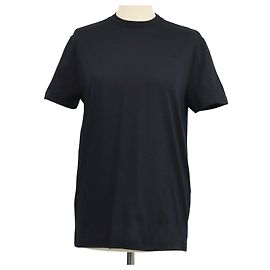 Prada Black Cotton Jersey Crew Neck T-Shirt Black