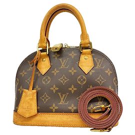 Borsa a mano Louis Vuitton Alma BB Monogram Marrone