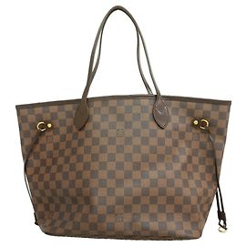 Bolso Tote Louis Vuitton Damier Neverfull MM N51105 Ebene Damier ebene