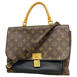 Borsa Louis Vuitton Monogram Marignan Marrone