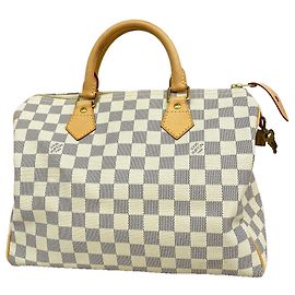 Bolsa Louis Vuitton Damier Azur Speedy 30 Branco