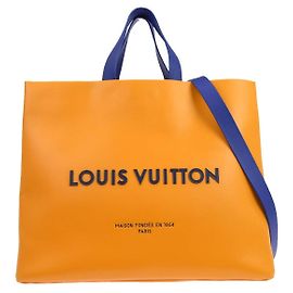 Louis Vuitton Shopper Leather Mini Orange