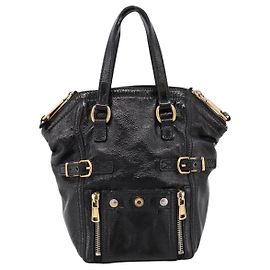 Autre Marque Saint Laurent Downtown Patent Small Nero