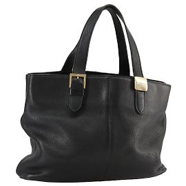 Burberry Handtasche aus Leder Schwarz