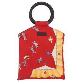 Bulgari Bolso Bvlgari Canvas Roja