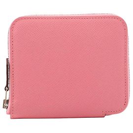 Hermès Hermes Pink Epsom Leather Coin Purse Pink