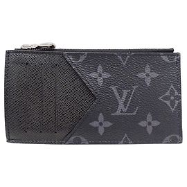 Louis Vuitton Porta-cartões Monogram Eclipse Preto Preto