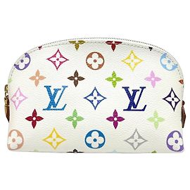 Louis Vuitton Monogram Multicolore Pochette Cosmetic PM Bianco