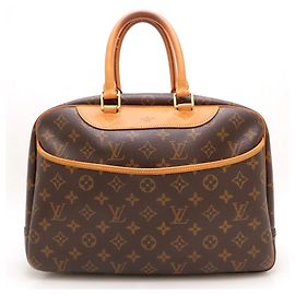 Sac à main Louis Vuitton Monogram Deauville Marron