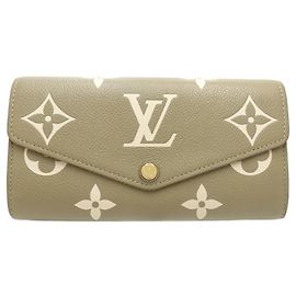 Portafoglio Lungo Louis Vuitton Monogram Empreinte Beige