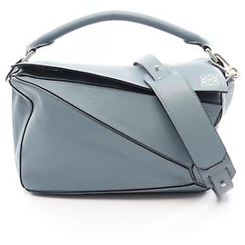 Borsa Loewe Puzzle Bag Medium 2-Way Blu