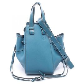 mala Loewe Hammock Drawstring Small Azul